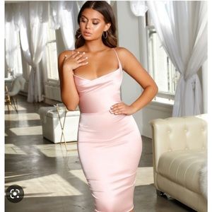 Oh Polly cowl neck dress 2